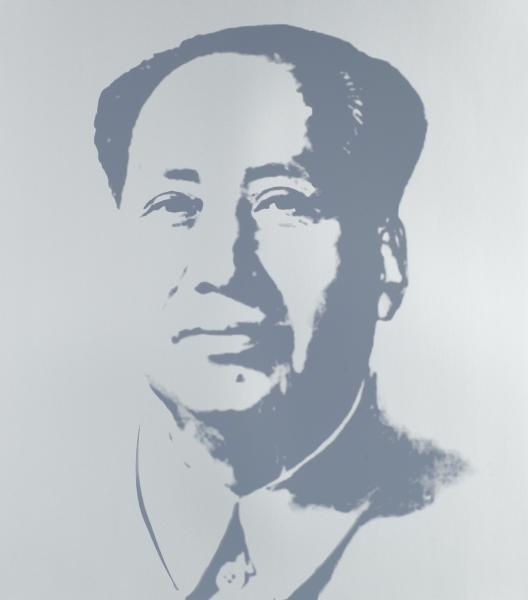 Mao Tse-Tung Kopf Grau