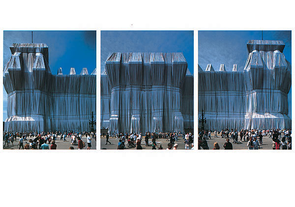 Reichstag Westfassade Triptychon