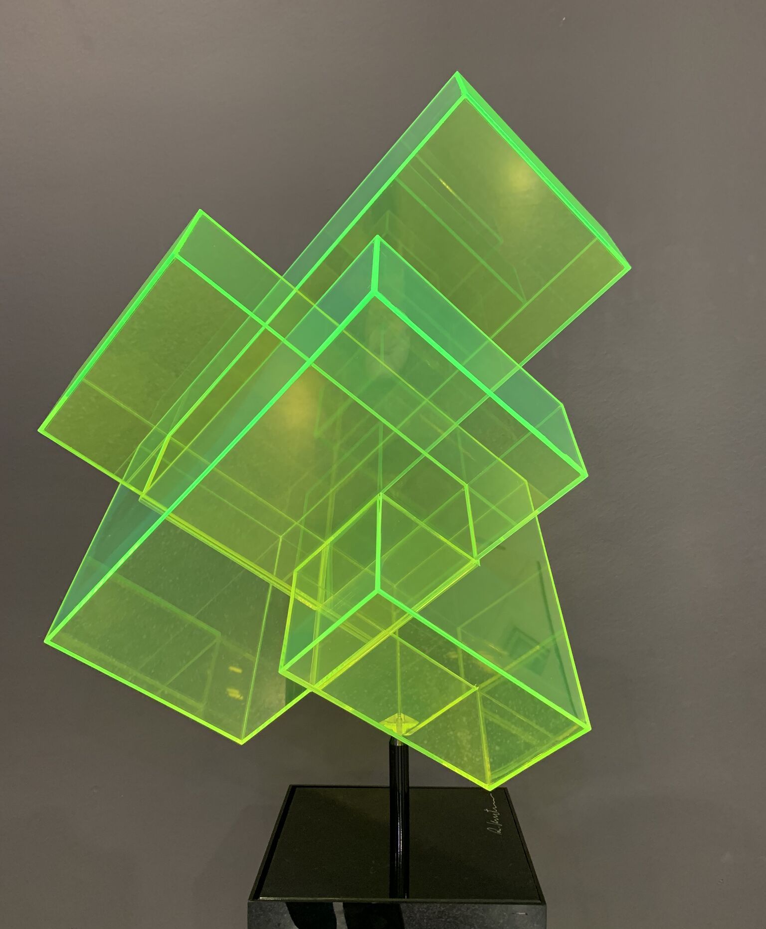 Candy Cube green - Skulptur 