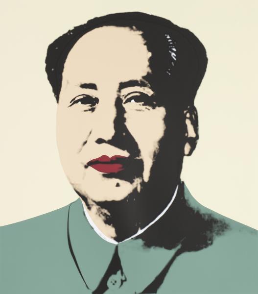 Mao Tse-Tung Kopf Gelb
