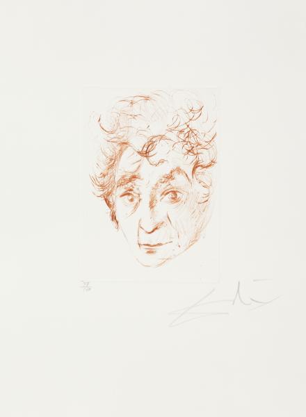 Chagalls Kopf - Quinze Gravures